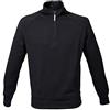 JRC 993160 Kioto Man Felpa da Uomo Misto Cotone Poliestere Collo a Lupetto Chiusura Zip Corta Nero (L)