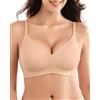 SHARICCA Reggiseno confortevole da donna senza ferretto, in cotone, senza ferretto, reggiseno push up senza ferretto, con reggiseno imbottito