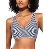 SHEKINI Top Bikini Donna con Ferretto Push Up Regolabile Mare Costume Bagno Top