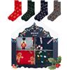 soxo Natale Calze Uomo & Donna - Befana Regalo Confezione 35-45