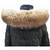 Adynice Collo di pelliccia Sciarpa da donna in vera pelliccia Collo a sciarpa in vera pelliccia Copricapo con tesa in vera pelliccia di luccio lungo80CM larghezza18CM