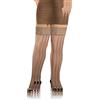 sesto senso 3 Paia Calze Autoreggenti Collant 8 Denari Trasparenti Lisce con Silicone Donna Beige 3/4 Sabia