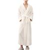 Yishengwan Vestaglia Donna Invernale, Vestaglia Uomo Invernale in Pile Calda Giacca da Camera Accappatoio Lunga
