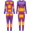 SYDUZAX Biancheria Intima Termica Riscaldato Elettrico Donna 2024 Nuovo Intimo Termico Riscaldata 14 Zone di riscaldamento USB Maglia e Pantaloni Termici Leggings con per Moto All'aperto Lavoro Sci