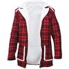 Fashion_First Ryan Reynolds Deadpool Wade Wilson - Giacca in cotone rosso shearling