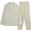 Generic Set Pigiama Modellato Per Donne Pigiami Rosa A Quadri Per Donne Pantaloni Lunghi A Maniche Lunghe Con Camicetta Carina E Pantaloni A Gamba Larga Grafica Y2K Set Pigiama Morbido Abbigliamento Da Notte