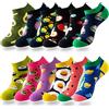 Kevaler 12 Coppie Calzini Donna Calzini Arte da Uomo Calze Fantasia in Cotone Unisex Divertenti Colorato Modello Casual Calze Misurare: 35-42