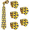 Coeyos Cravatta Ducky Blu e Giallo - Cravatta Anatra Originale (5pc)