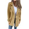 LKRSEEF Trench Donna Corto Trench Donna Primaverile Corto Impermeabile Abbigliamento Antivento Giacca Giubbotto Primavera Cappotto Leggero Nero Giubbino Cammello Cintura Elegante Blu 4Xl Jeans Cappottino