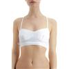 Clessidra Brassière Donna Spalla Stretta con Forma Seno in Micromodal Traspirante Senza Ferretto Made in Italy E-292 (4, Bianco)