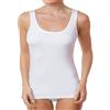 JADEA 6 Pezzi Canotta Donna Spalla Larga 9205 in Interlock, Bianco, 4