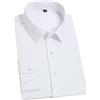 Nemopter Camicia da uomo, vestibilità sottile, a maniche lunghe, facile da stirare, camicia per il tempo libero, camicia da lavoro elastica