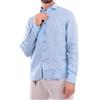 Yes Zee YES-ZEE Camicie Uomo C505-UP00 Lino Blu - x-Large