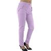 JOPHY & CO. Pantalone Donna in Cotone con Tasche (cod. 3020) (2XL, Lilla)