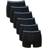 Sock Stack Confezione da 6 boxer da ragazzo in lycra, vestibilità comoda, con cintura in vita, boxer corti, design traspirante, biancheria intima per bambini KB03