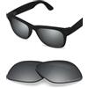 BlazerBuck - Lenti di ricambio polarizzate anti-sale per occhiali RayBan Meta Wayfarer RW4006, Argento Cromo Polarizzato, 0