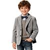 Generisch Giacca in velluto a coste formale per ragazzi come giacca sportiva casual con tre design per la primavera