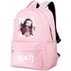 Roffatide Anime Demon Slayer Kamado Nezuko Kawaii Print Zaino casual Ragazze Pink School Bag