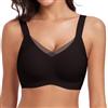 WOWENY Reggiseno da donna senza ferretto - Imbottito Push Up Mesh Bralette Comfort Invisibile Seamless Soft Bustier