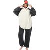 Luojida Tuta unisex adulta, pigiama onesies animale Cosplay Panda Deguisement Deguisement Halloween Donna Uomo con Cappuccio Zip Kigurumi Halloween Costume Animali Carnevale