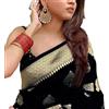 Accessorize Kingdom Kanjivaram Soft Pure Silk Banarasi Sarees delle donne di modo con il pezzo della camicetta