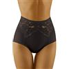 Wolbar Slip Femminile Modellante Ad Alta Vita WB422, Nero,XL