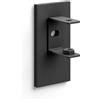 ZACK staffa a parete in acciaio inox per LINEA set di 2 supporti adesivi nero opaco 40585