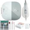 JCMaster Fresa per unghie JCMASTER TouchPro per unghie in gel 35.000 giri/min, regolazione continua