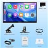 StarTech Autoradio multimediale - AR9001, formato Doppio DIN - Schermo touchscreen da 23 cm - Apple CarPlay e Android Auto - 64 GB di memoria - Bluetooth, USB/TF - Funzione Mirror Link