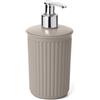 TATAY Dispenser di Sapone di Sapone Baobab In Plastica Senza BPA | Dimensioni 7,6 X 7,6 X 16 Cm, Tortora