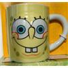 Tazza Kaikan Company SpongeBob 2007 Puffy Cup ceramica 12 oz ingranaggio pers...