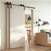Leroy Merlin Porta scorrevole reversibile Smooth doppia in legno bianco, L 96 x H 215 cm, con binario Fizz
