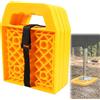 CXAFQ Set Di 4 Cuscinetti Per Staffa Stabilizzatore RV, Cuscinetti Per Piedi Caravan, Piccoli Cuscinetti Per Martinetto Stabilizzatore, Stabili e Antiscivolo, Portatili, Terra Stabilizzatore