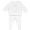 Chicco, Completo Neonata con Maglietta e Ghettine, in Morbida Ciniglia, Abbigliamento Bambina 0-24 Mesi, Designed in Italy