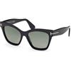 Tom Ford FT1217 01R | Occhiali da Sole Graduati o Non Graduati | Plastica | Cat Eye | Nero | Adrialenti