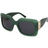 Jimmy Choo Gaya/S PEF/IR | Occhiali da Sole Graduati o Non Graduati | Prova Online | Plastica | Quadrati | Verde | Adrialenti