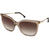 Carrera Carrera 3071/S FT4/YK | Occhiali da Sole Graduati o Non Graduati | Prova Online | Plastica | Quadrati | Marrone, Trasparente | Adrialenti