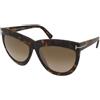 Tom Ford Doris FT1112 53G | Occhiali da Sole Graduati o Non Graduati | Prova Online | Plastica | Cat Eye, Ovali / Ellittici | Marrone, Havana | Adrialenti