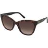 Love Moschino MOL097/S 086/HA | Occhiali da Sole Graduati o Non Graduati | Plastica | Cat Eye | Marrone, Havana | Adrialenti