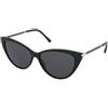 Jimmy Choo Val/S 807/IR | Occhiali da Sole Graduati o Non Graduati | Plastica | Cat Eye, Ovali / Ellittici | Nero | Adrialenti