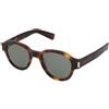 Saint Laurent SL 546 002 | Occhiali da Sole Graduati o Non Graduati | Prova Online | Unisex | Plastica | Tondi | Marrone, Havana | Adrialenti