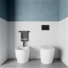Parama Sanitari filomuro in ceramica rimless bianco opaco: vaso, bidet e copriwc soft-close | Vienna
