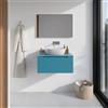 Parama Mobile bagno sospeso 60cm dusk blue opaco un cassettone con top | Bako