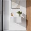 Parama Cassettone scorrevole 80cm bianco opaco chiusura soft-close | Bako