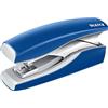 Leitz Softpress 56030035 Cucitrice Piatta in Metallo, Capacità fino a 30 Fogli, Forma Ergonomica, Punti Metallici Inclusi, Serie NeXXt, Blu