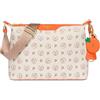 POLLINI BORSA A SPALLA DONNA - POLLINI AVORIO-ARANCIO - TE8400PP02Q1Y