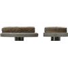 Shepherd Felt Gard Cuscinetti per gambe di mobili, per piedi di tavoli e sedie, beige, 25 mm e 38 mm, confezione da 20