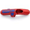 Knipex ErgoStrip Spellafili Blu, Rosso, 1,3 cm, 8 mm, Plastica, Blu, Rosso, 13,5 cm, 74 g