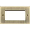Knightsbridge CS4GAB 4G - Frontalino modulare in ottone anticato