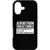 National Aviation Day Apparel Custodia per iPhone 17 Codici cheat per l'aviazione